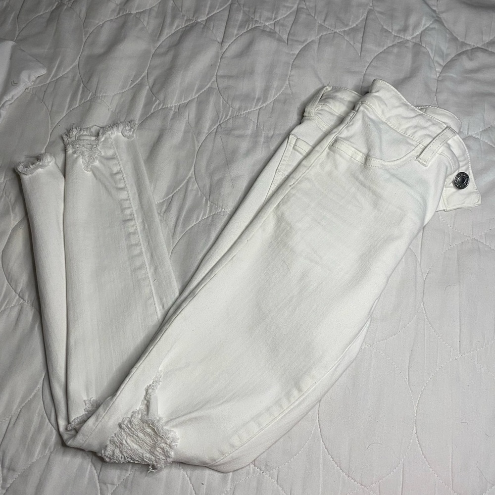 White Ripped Jeans